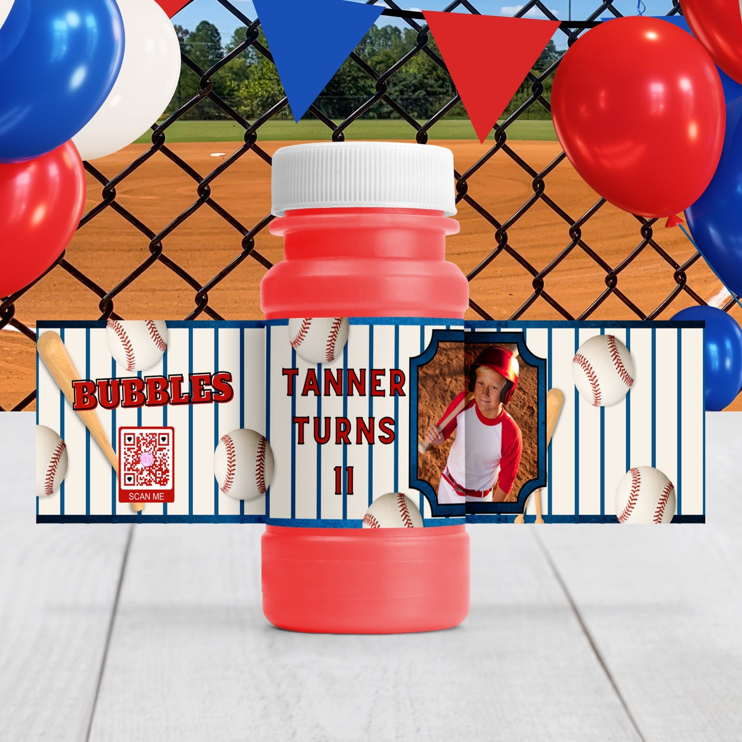 Baseball Digital Party Favors | Custom Printable Party Decorations