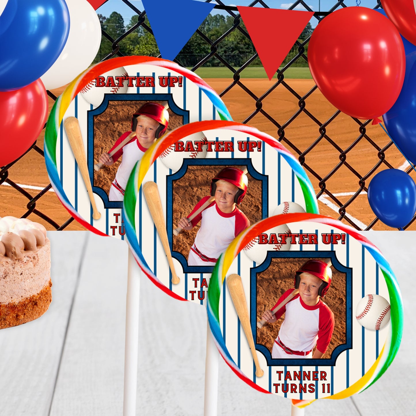 Baseball Digital Party Favors | Custom Printable Party Decorations