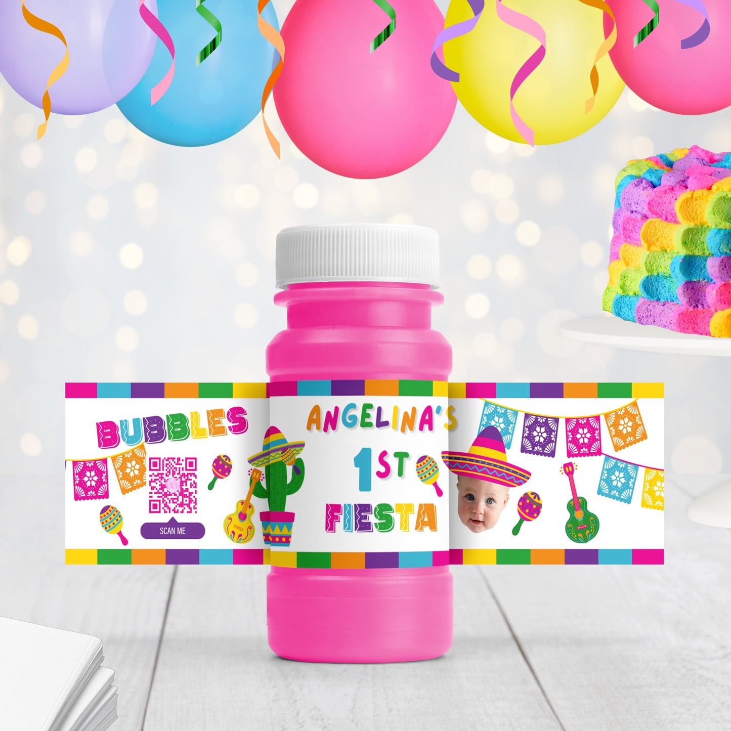 Personalized Fiesta Party Favors | Girls Cinco De Mayo Party Ideas | Digital Download