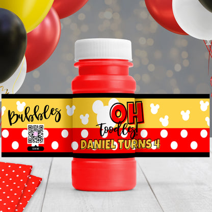 Personalized Oh Twodles Party Supplies For Mouse Themed 2nd Birthday Party 1st First Birthday Party Decor | Digital Download