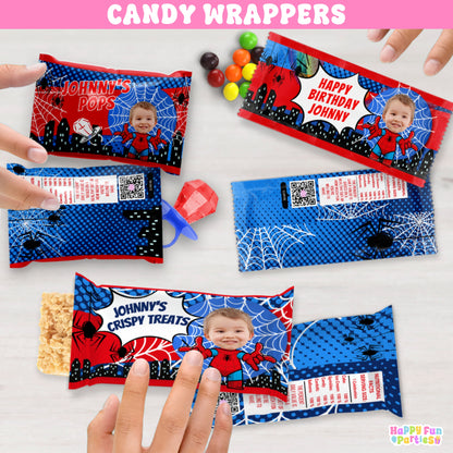 Custom Superhero Candy Wrappers | Personalized Party Favors